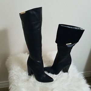 Calvin Klein Two-way Boots Genuine Leather